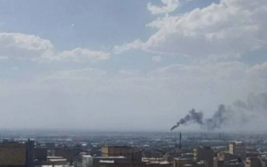 انفجار ضخم في مصفاة تبريز شمال غرب إيران