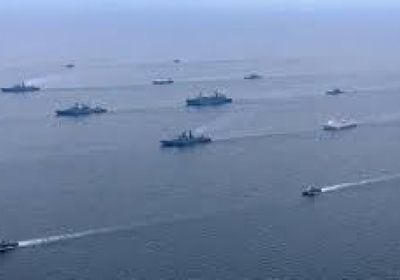 مناورات لسفن حربية روسية في بحر اليابان