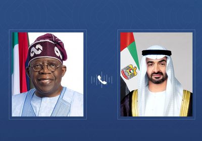 رئيس الإمارات يتلقى اتصالاً هاتفياً من نظيره النيجيري