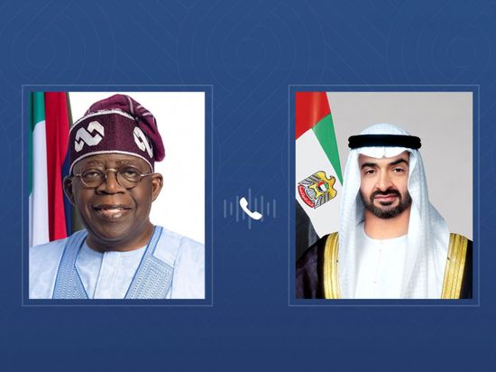 رئيس الإمارات يتلقى اتصالاً هاتفياً من نظيره النيجيري
