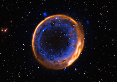 علماء فلك يلتقطون أول صورة لبقايا نجم انطفأ في انفجار مزدوج