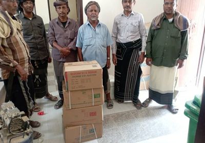 المركز الصحي في الضليعة يتسلم محاليل وريدية بمبادرة من الرئيس الزُبيدي