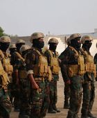 عرض عسكري بحفل تخرج الدفعة الثالثة "طوارئ" في أبين