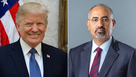 الرئيس الزُبيدي يهنئ الرئيس الأمريكي بذكرى استقلال بلاده