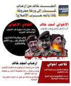 أمجد خالد من إرهاب قذر إلى ورقة محروقة.. لماذا باعه حزب الإصلاح؟ (إنفوجراف)