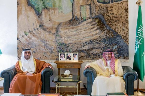 نائب وزير الخارجية السعودي يستقبل سفير الإمارات لدى المملكة في الرياض