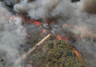 الحرائق مستمرة لليوم الرابع في اللاذقية
