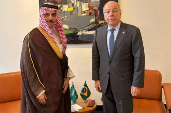 وزير الخارجية السعودي ونظيره البرازيلي يستعرضان العلاقات المشتركة بين البلدين