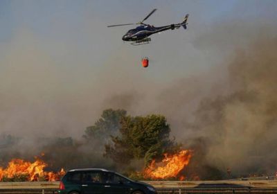 تفاصيل إغلاق مطار مرسيليا في فرنسا جراء حرائق الغابات