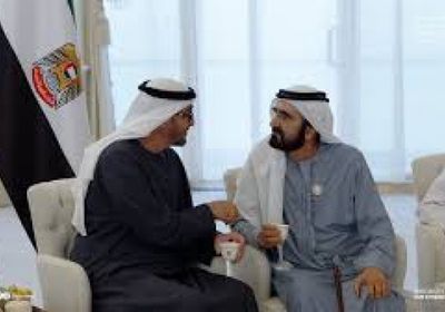 رئيس الإمارات يستقبل محمد بن راشد في قصر البحر