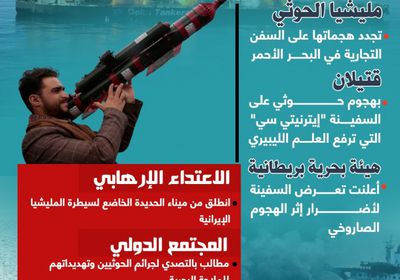 "إيترنيتي سي".. آخر ضحايا إرهاب الحوثي (إنفوجراف)