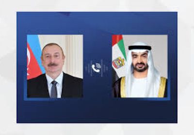 رئيس الإمارات ونظيره الأذربيجاني يبحثان علاقات التعاون بين البلدين