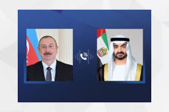 رئيس الإمارات ونظيره الأذربيجاني يبحثان علاقات التعاون بين البلدين