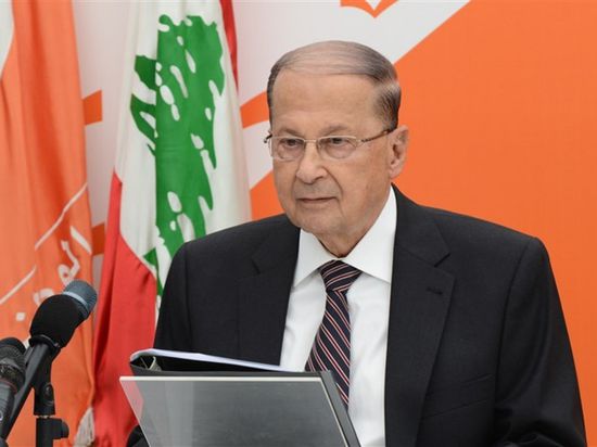 الرئيس اللبناني يستبعد التطبيع مع إسرائيل