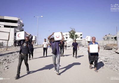 "الفارس الشهم 3" تسلّم طرودا غذائية للأهالي في شمال غزة