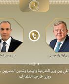 وزير الخارجية المصري يجري اتصالاً هاتفياً بنظيره الدنماركي