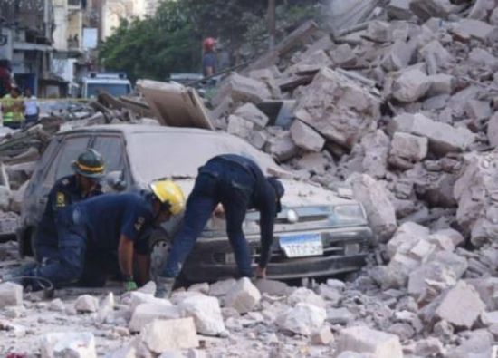 انهيار جزئي لعقار في الإسكندرية يسفر عن وفاة شخص وإصابة خمسة آخرين