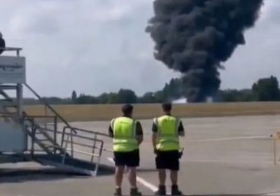 تحطم طائرة صغيرة في مطار ساوثيند شرق إنجلترا