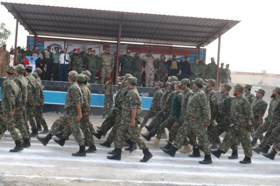 عرض عسكري لأمن عدن مع انطلاق المرحلة الثانية من التدريبات