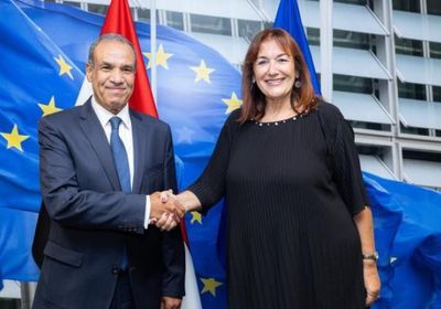 وزير الخارجية المصري يلتقي مفوضة الاتحاد الأوروبي لشئون المتوسط