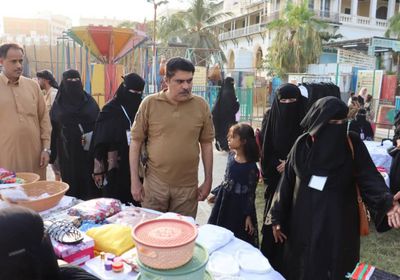 انتقالي حضرموت يدشن فعالية الخيمة التراثية والأسر المنتجة بموسم البلدة