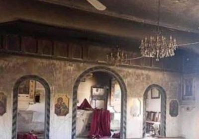    حرق كنيسة مار ميخائيل على يد مسلحين بالسويداء