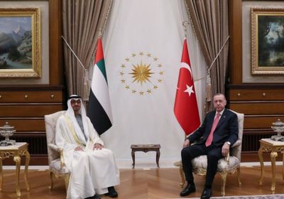 رئيس الإمارات ونظيره التركي يشهدان تبادل عدد من الاتفاقيات ومذكرات التفاهم