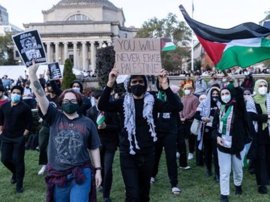 تطور جديد بجامعة كولومبيا في قصة احتجاج غزة