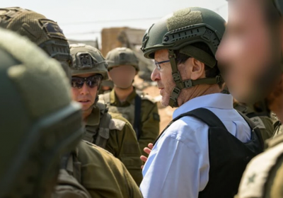 خلال زيارته لغزة.. الرئيس الإسرائيلي: نأمل سماع أخباراً سارة قريباً