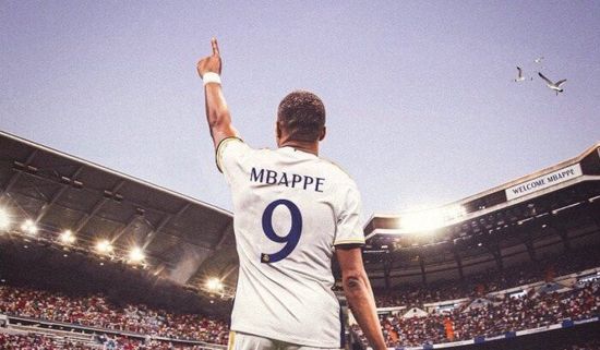 تعرف على رقم قميص مبابي الجديد