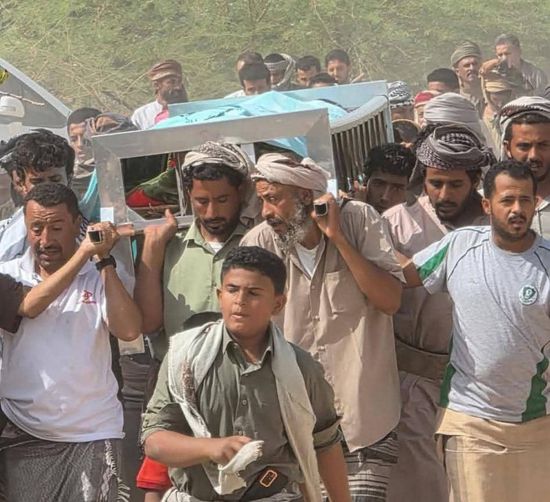 تشييع جثمان ياسين الخليفي ضحية جريمة التقطع في عتق