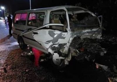 24 إصابة في حادث انقلاب ميكروباص بمصر