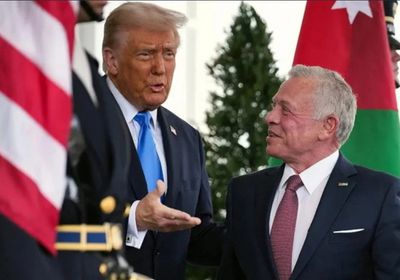 عاهل الأردن يطالب ترامب بوقف حرب غزة