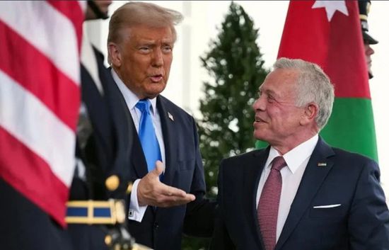 عاهل الأردن يطالب ترامب بوقف حرب غزة