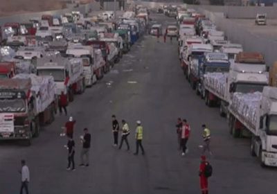 شاحنات المساعدات المصرية تتحرك لقطاع غزة