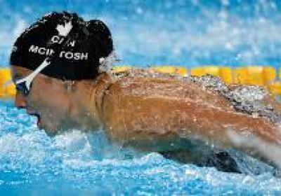 ماكنتوش تحرز ذهبية 400 متر حرة في بطولة العالم للسباحة