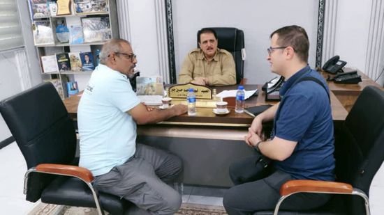 أمن عدن يبحث التعاون مع وفد منظمة سمارتيان الإنسانية