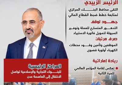 القيادة الجنوبية تتصدى لأزمة العملة (إنفوجراف)