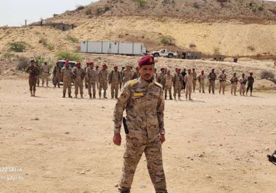 العميد اليافعي يتفقد جاهزية القوات في محور أبين القتالي