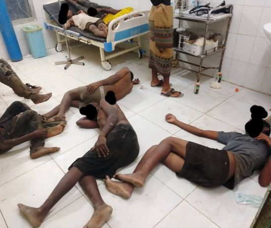 تواصل انتشال جثث مهاجرين أفارقة من سواحل أبين