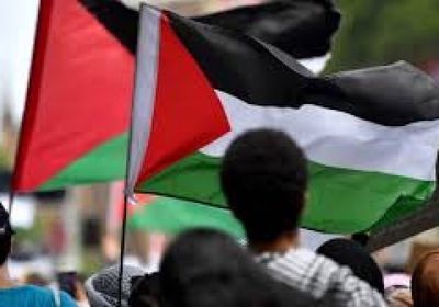 عشرات الآلاف يشاركون بمسيرة مؤيدة للفلسطينيين فوق جسر هاربور