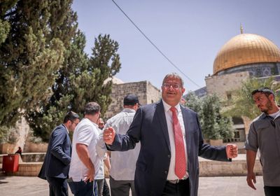 الوزير الإسرائيلي بن جفير يصلي في الحرم القدسي