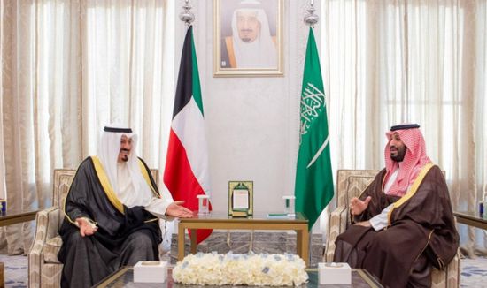 ولي العهد السعودي يستقبل رئيس الوزراء الكويتي في قصر نيوم