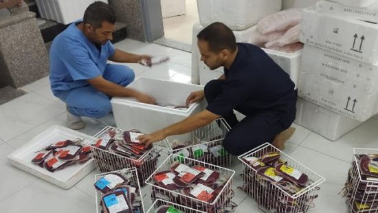 6 آلاف وحدة دم تصل إلى قطاع غزة