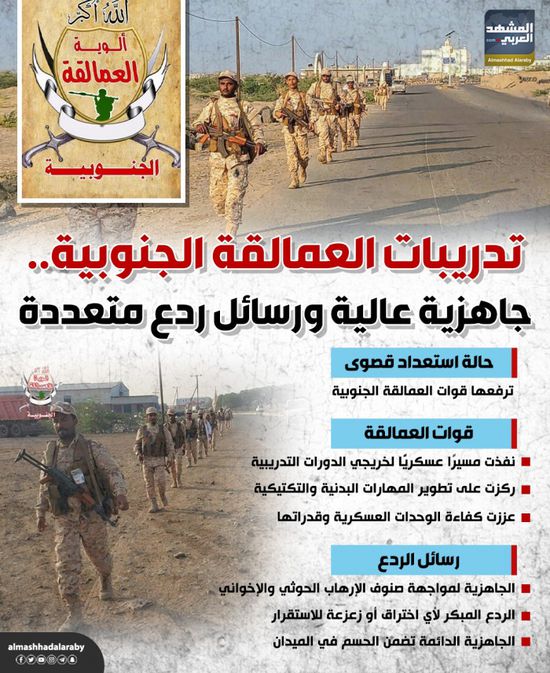 تدريبات العمالقة الجنوبية.. جاهزية عالية ورسائل ردع متعددة (إنفوجراف)