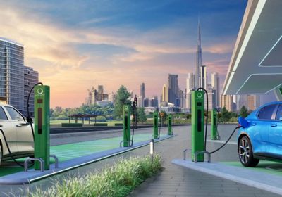 1270 نقطة شحن للمركبات الكهربائية في دبي