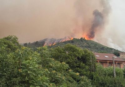 إخلاء فنادق ومواقع تخييم في جنوب إسبانيا بسبب حريق غابات