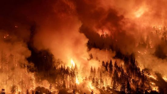 كاليفورنيا تسجل أكبر حريق في عام 2025