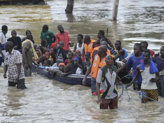    تحذير من فيضانات تضرب نيجيريا