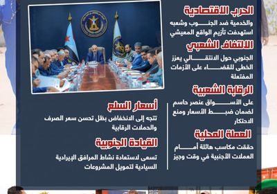 التعافي الاقتصادي الجنوبي.. خطوة نحو النهضة الشاملة (إنفوجراف)